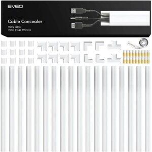 306" Cord Hider - Cord Cover Wall - Paintable Cable Concealer,Wire hiders for TV